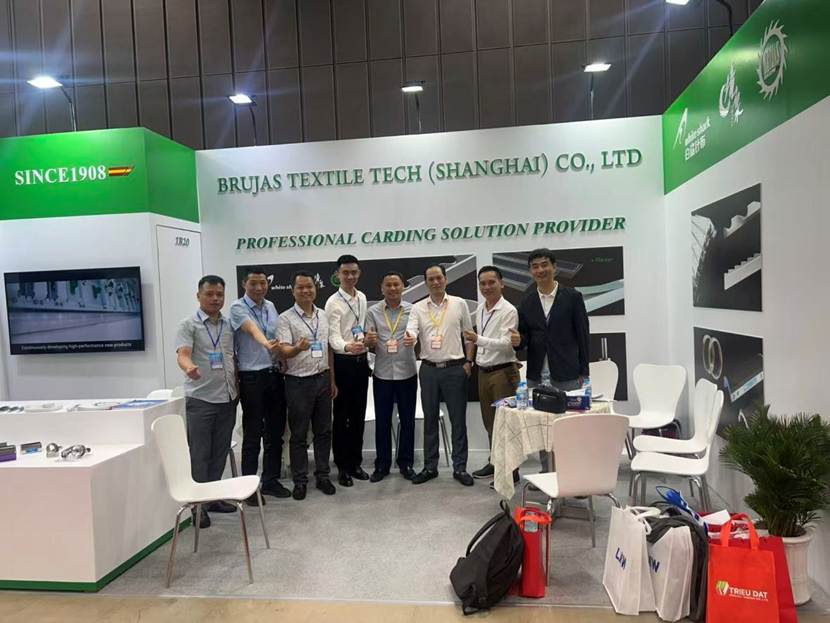 White Shark booth at SaigonTex exhibition, Ho Chi Minh City (2026)