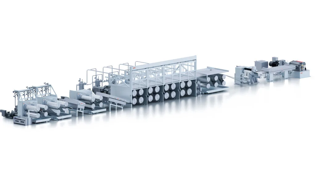 PP & PET fiber machine