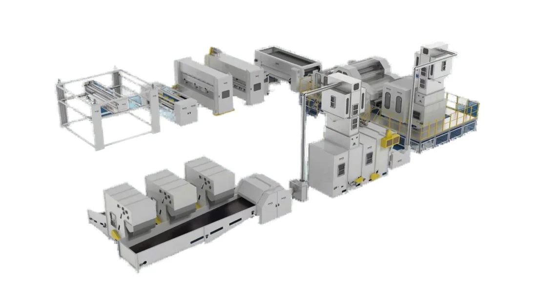 Needle-punch nonwoven machine