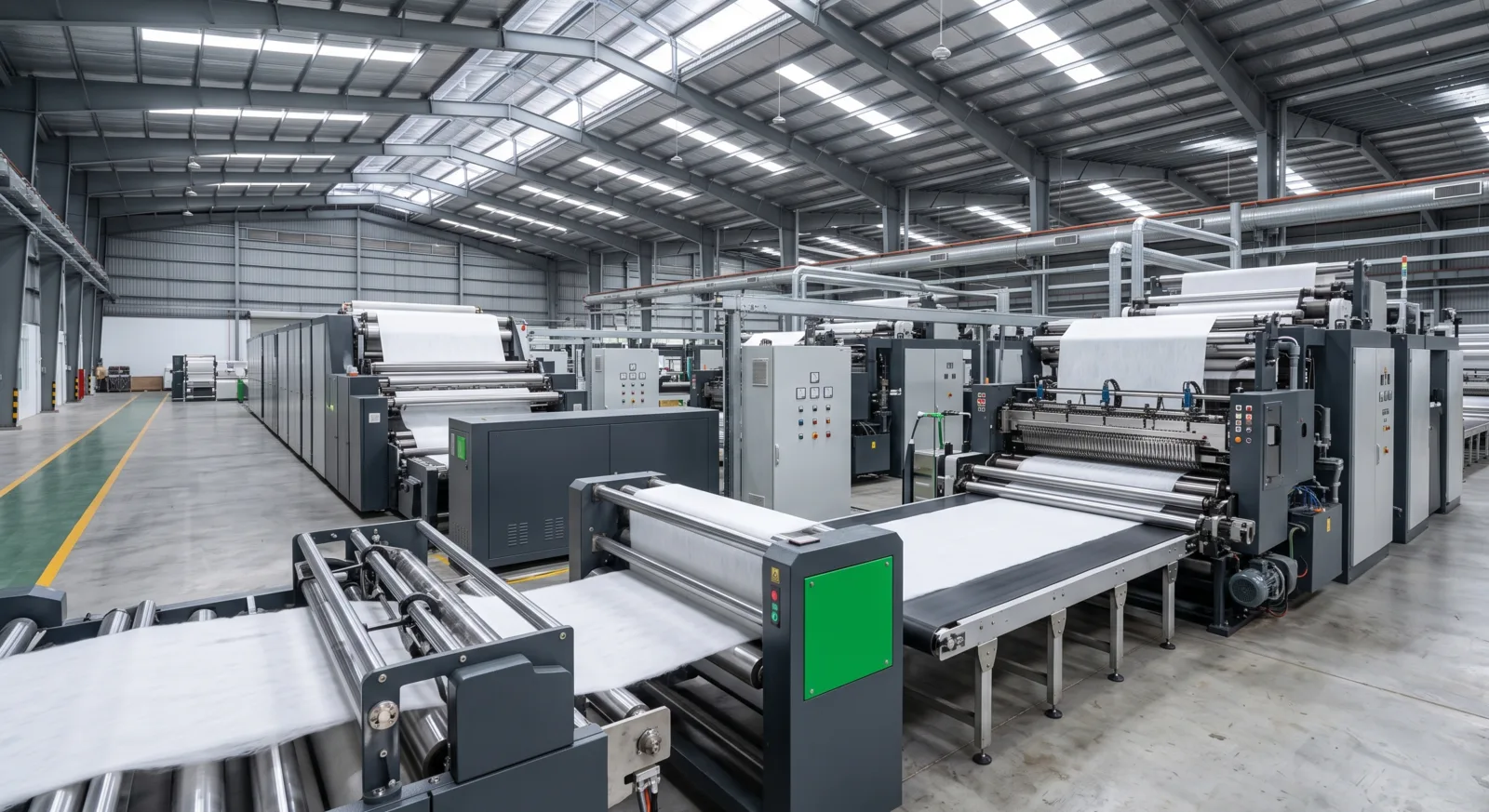 Quy trình sản xuất vải không dệt xăm kim : Needle Punching