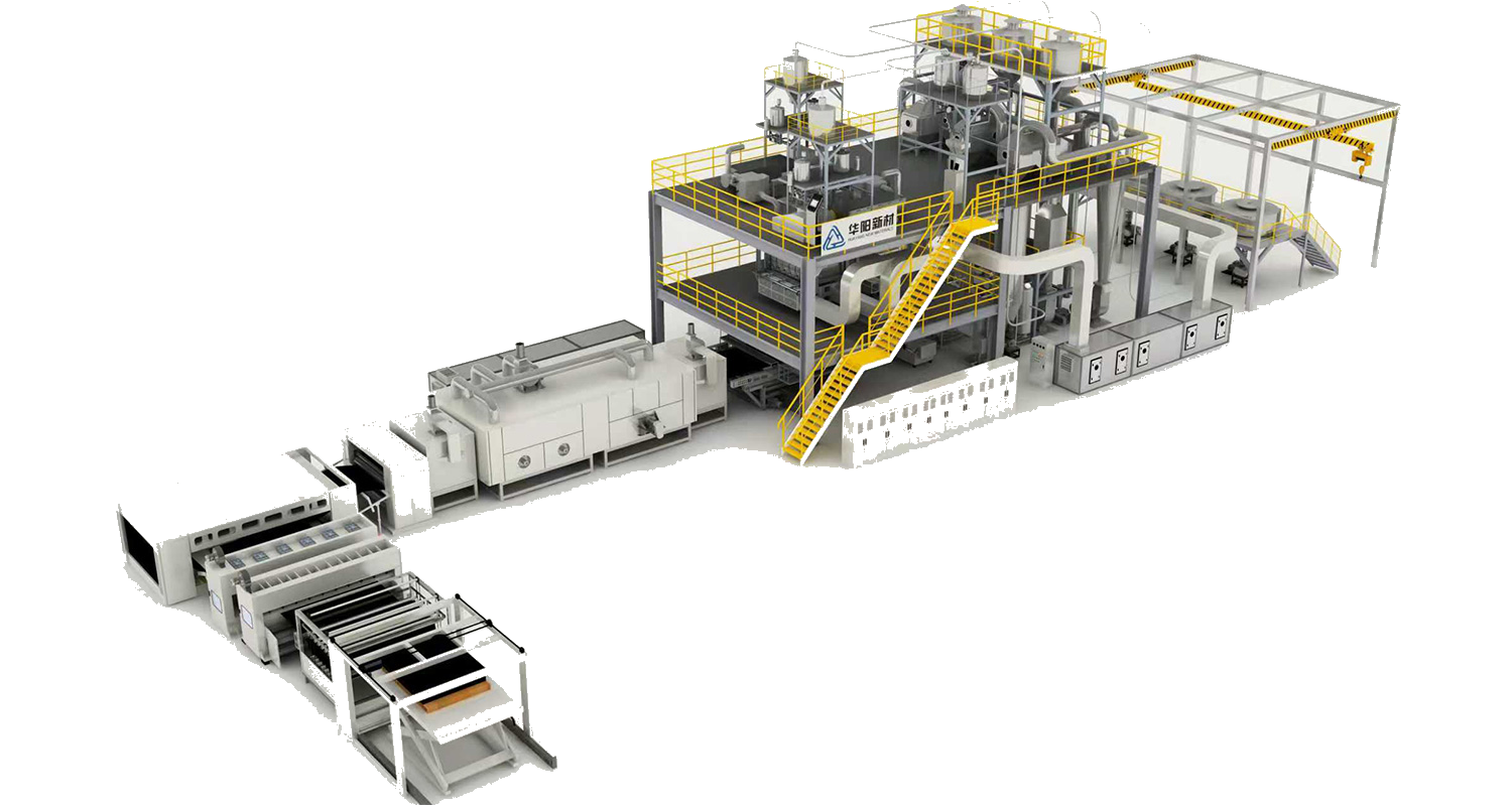 Bico spunbond needlepunch line for automotive production line